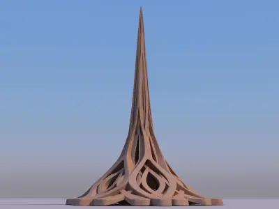 0173 - Islamic Landmark 3D model