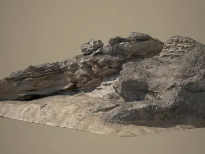 Rocky Beach PBR 3D model
