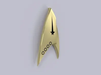 Star Trek Discovery - All Officers Badges 3D print model