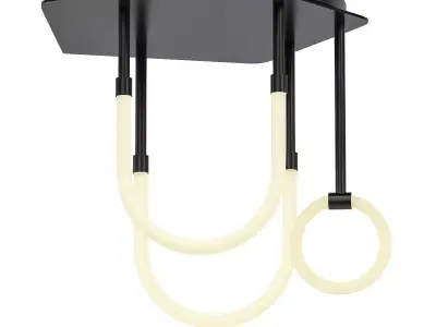 VALENCIA light fixture with circular shape 3D model