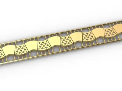 Gold bracelet chains new collection 21-30 3D print model 3D print model