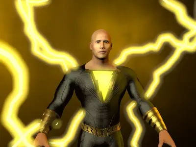 Black Adam Rock 3d Model Download  3D model