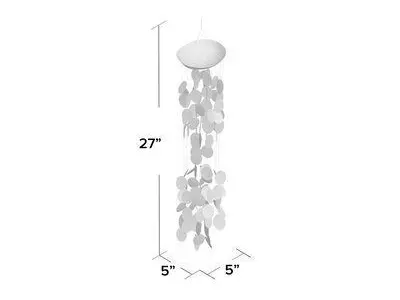 Coconut Shell and Oyster Shells Wind Chime 3D model