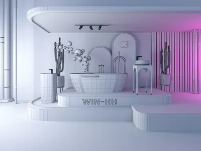Sanitary Ware Exhibition 3D model