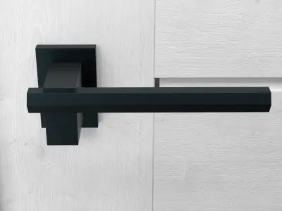 Door handles collection set 3 3D model