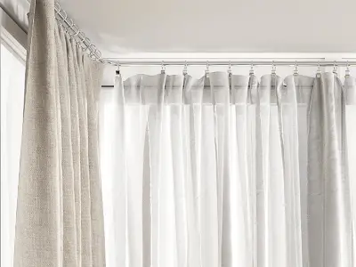 Curtain Set 511C 3D model