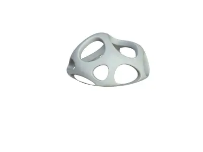 SciFi Cube Object No 54812 Low Poly Shape Low-poly 3D model
