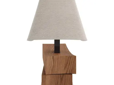 Beauregard table lamp Low-poly 3D model