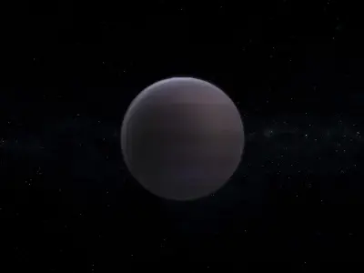 Gas Giant Alien Planet 10 Low-poly 3D model