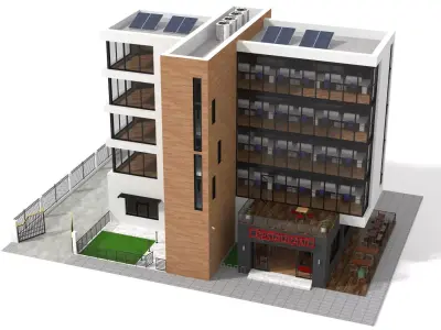 Office Building  3D model