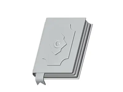 islamic quran Low-poly 3D model