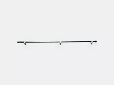 BEKRAFTA Curtain rod set 2 Low-poly 3D model
