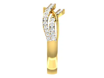 Women Ring  Render 3dm STL OBJ FBX Details 3D print model 222