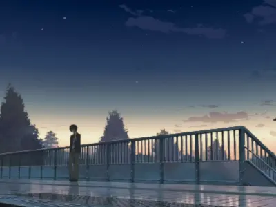 anime sunset sky hdri  your name Anime inspired  3D model