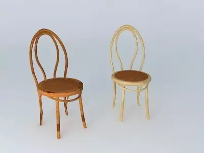 Clasic BENTWOOD Cafe Chairs Free 3D model