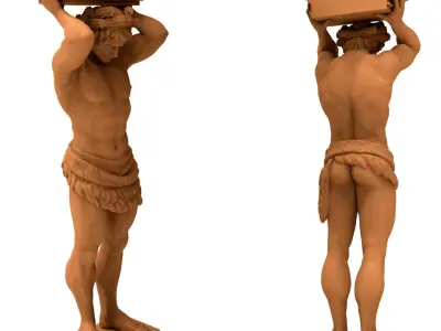 Leg capital 3D model stl 3D model