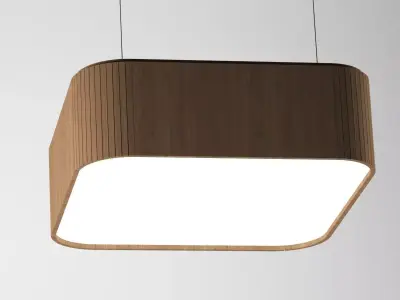 Ceiling Square Light Model 3D model