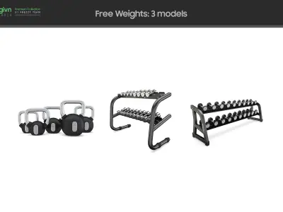 Technogym Collection V1 103 Models High Quality Gym Fitness 3D model