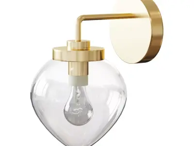  OTSKEN Sconce clear glass 3D model