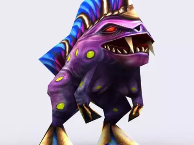 3DRT - Warbeast Monster - Murkl Low-poly 3D model