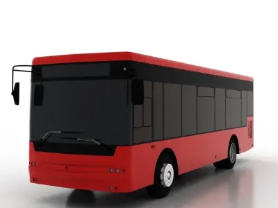 Bus Bogdan A50110 PL Low Low-poly 3D model