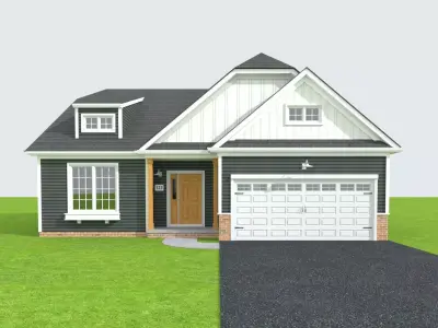 Cape Cod House 25 3D model