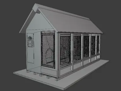 Dog house 3D model