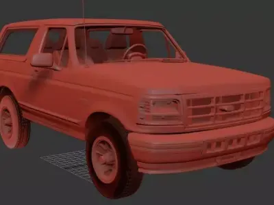 F Bronco Mk5 1992 3D print model