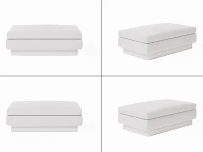 Free Ottoman  Free low-poly 3D model