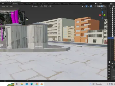 city of buildings 3D model purchase