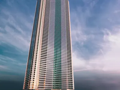 Modern Building Concept V303 3D model