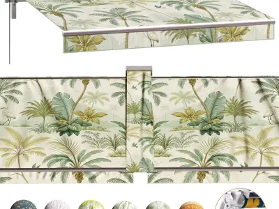 awning collection 3D model