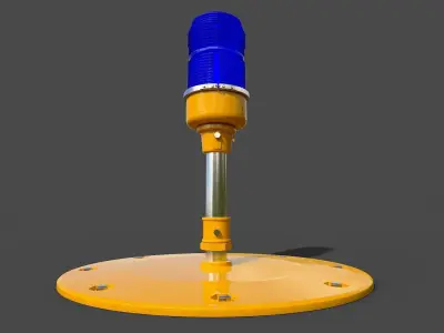 Runway Edge Light - Low Poly Low-poly 3D model