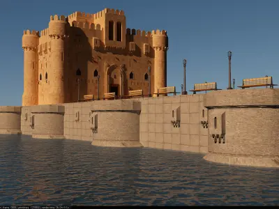 Citadel Qaitbay  3D model