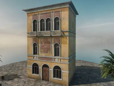 Italian house 3D model 2