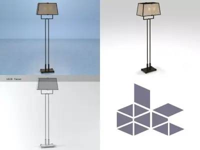 Floor Lamp 591320ST 3D model