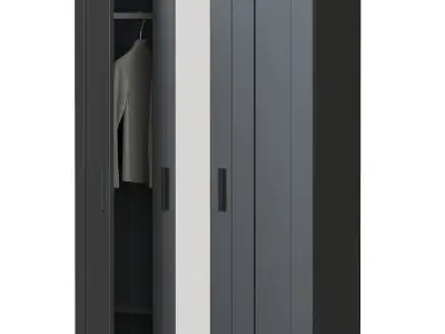 Brimnes door wardrobe ikea bedroom furniture sets home 3D model