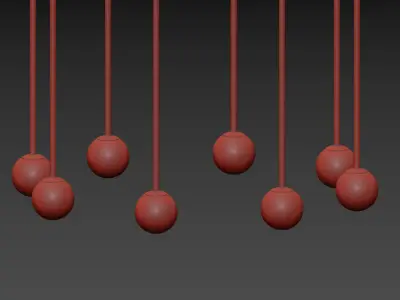 Parachute Chandelier by Michael Anastassiades 3D model