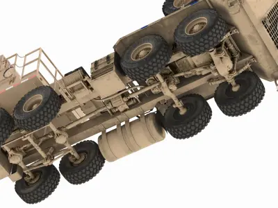  Missile Launcher Sand Camo with Truck 