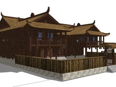 Creative Design-Holiday Cabin-07 3D model