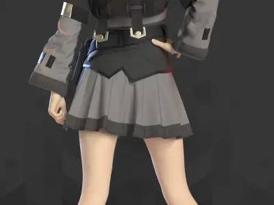 Sci-Fi Fantasy Wear - 58 Marvelous Designer and Clo3D 3D model