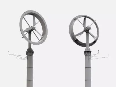 Wind turbine 4 3D model