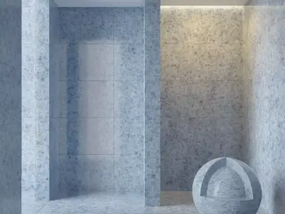 Marble wall 83 3D model