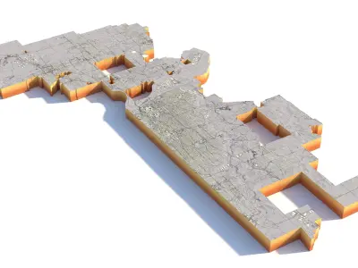 Kansas City Missouri USA 3D model