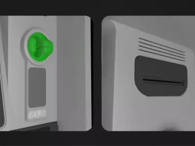 ATM Machine Free low-poly 3D model