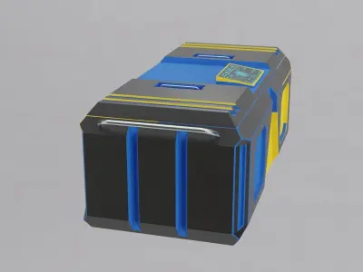 Box Loot Container SCI-Fi 3D model
