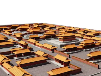 Imperial Palace Complex 3D model