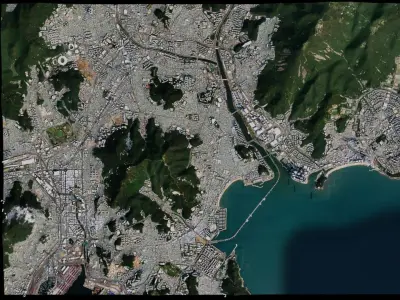Busan - South Korea 3D model
