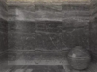 ash grey marble 3D model