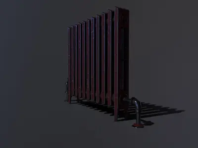 Radiator Low-poly 3D model